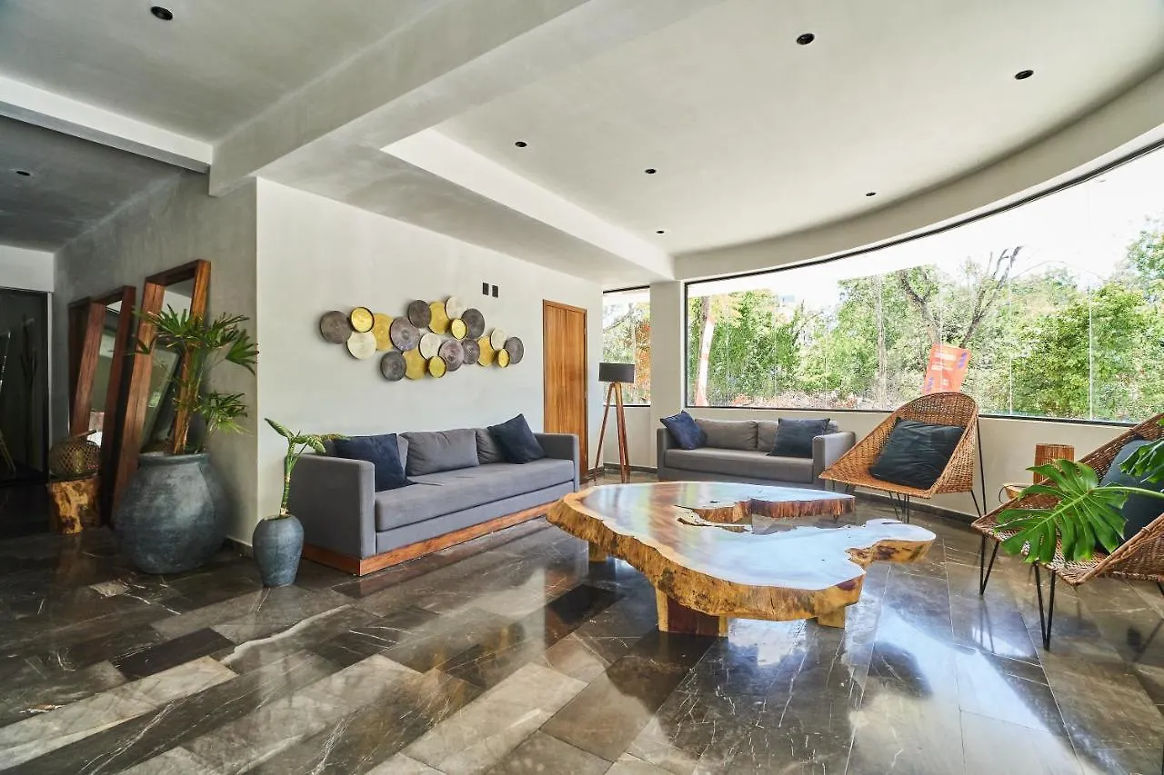 Elegant Trendy Apartment In Tulum With Infinity Pool, Breathtaking Jungle View & Bottle Of Wine Per Stay Mexique