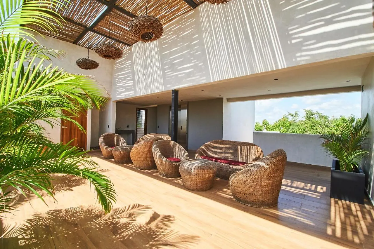 Elegant Trendy Apartment In Tulum With Infinity Pool, Breathtaking Jungle View & Bottle Of Wine Per Stay Mexique